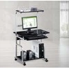 TECHLY Mobile Desk for PC Spausdintuvas with Extractable Keyboard Glossy Juodas