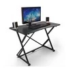 Žaidimų stalas Techly Gaming Desk for PC with Angular Ergonomic Edge, Juodas