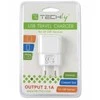 Techly IPW-USB-21EC mobiliojo įrenginio kroviklis Vidaus Balta