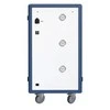 Techly I-CABINET-30DUTY portable device management cart/cabinet Baltas, Mėlyna