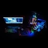 Klaviatūra Thermaltake Premium X1 RGB Cherry MX Mėlyna Sidabrinis KB-TPX-SSBRUS-01 (mechaninė, USB 2.0, juodos spalvos