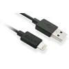 USB kabelis Luxa2 USB-A - Žaibas 1 m Juodas (PO- APP- PCL1BK -0)