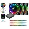 Fan Thermaltake Riing Plus 12 RGB 3- pack + Hub + 3 LED juostelės (CL-F076-PL12SW- A)