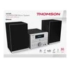 Muzikinis centras Garso Sistema - Thomson Micro Sound System BT CD/MP3/USB Pilkas