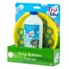 TM Toys Muilo burbulų rinkinys su medžiu ir skysčiu 0,4L, 3+, mėlyna/geltona
