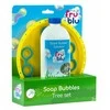 TM Toys Muilo burbulų rinkinys su medžiu ir skysčiu 0,4L, 3+, mėlyna/geltona
