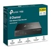 TP-LINK | PoE+ tinklo vaizdo įrašymo įrenginys | VIGI NVR1008H-8MP | 1 | 8 kanalas