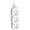 TRACER TRALIS44613 Prailginimo laidas TRACER PowerCord 1,5m 3 lizdai baltas