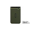 Kietasis diskas TRANSCEND 2TB StoreJet 25M3G USB 3.1 2.5 guminis dėklas su apsauga nuo smūgių, Military Žalias Slim