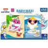 TREFL 43005 Dėlionė Baby MAXI 2x10 Happy Shark Day