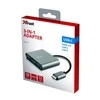 Trust Dalyx USB 3.2 Gen 1 (3.1 Gen 1) Type-C Aliuminio, Juodas