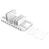 UNITEK Y-2190 įkrovimo stotelė 8x USB 2.4A 160W 2x QC3.0 USB-C Y-2190