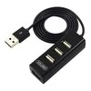 UNITEK Y-2140 juodas Unitek Hub 4x USB 2.0. mini, juodas, Y-2140