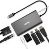 UNITEK D1019B HUB 8IN1 USB-C 3.1 maitinimo tiekimas 100 W