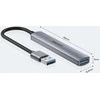 HUB Unitek H1208A USB-A / 3x USB-A 2.0, USB-A 3.0