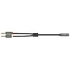 UNITEK Y-C957ABK Unitek Cable miniJack 3,5mm (F) - 2x 3,5mm (M) Y-C957ABK