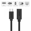 UNITEK C14086BK-1,5 m pratęsimo kabelis USB-C 4K 60HZ PD 20V/5A 1,5m