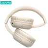 USAMS Bluetooth 5.3 Ausinės Yun Series rusvai gelsvas TDLYEJYX02 (USAMS-YG23)