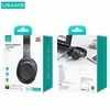 USAMS Bluetooth 5.3 Ausinės Yun Series juodos spalvos TDLYEJYX01 (USAMS-YG23)