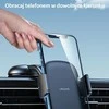 USAMS Automobilinis telefono laikiklis tvirtinamas ant panelės juodos spalvos ZJ063ZJ01 (US-ZJ063)