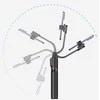 USAMS Selfie Stick Tripod juodas ZB25601 (US-ZB256)