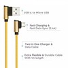 V-tac 1m mikro USB laidas, auksinės spalvos