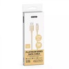 V-tac 1m mikro USB laidas, auksinės spalvos, laido tipas : pintas.
