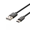 V-tac 1m type-c USB laidas, juodas, laido tipas : pintas.