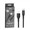 V-tac 1m type-c USB laidas, juodas