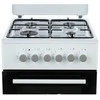 MPM MPM-56-KGE-03 Dujinė/elektrinė viryklė Baltos