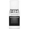 MPM MPM-56-KGM-04 Dujinė/elektrinė viryklė Baltos