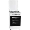 MPM MPM-56-KGM-04 Dujinė/elektrinė viryklė Baltos
