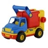 Wader Lean Toys „Auto ConsTruck“ šiukšliavežio guminiai ratai