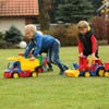 Wader Didelė mėlyna-geltona savivartė mašina vaikams