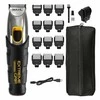 Barzdaskutė Barzdos kirpimo mašinėlė - WAHL Extreme Grip, 12 Ilgio Nustatymai, Juoda