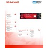 SanDisk WD Raudona SSD SA500 NAS 2TB SATA III 6Gb/s M.2 2280 Bulk