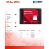 Western Digital Raudona WD ™ SA500 SATA SSD 2,5"/7 mm POWERED BY SANDISK 4 TB