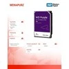 Western Digital HDD Video Surveillance WD Violetinė 6TB CMR, 3.5'', 256MB, SATA 6Gbps, TBW: 180