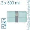 Xavax POJEMNIK NA ŻYWNOŚĆ BENTO, LUNCHBOX, POZIOMOWY, 500 ML, “TO GO“