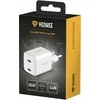 Yenkee Įkroviklis jungiama į tinklą USB C 2x18W 3A Power delivery 3.0 QC3.0 Balta
