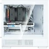 Zalman P10 Namu kompiuterio korpusas, mini bokštas, mATX, grūdintas stiklas - baltas, medinis
