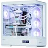 Zalman P50 DS kompiuterio korpusas, Midi-Tower, ATX, RGB, grūdintas stiklas - baltas