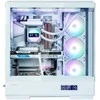 Zalman P50 DS kompiuterio korpusas, Midi-Tower, ATX, RGB, grūdintas stiklas - baltas