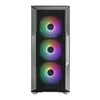Zalman Case I3 Neo TG Mid Tower RGB 4xfan juoda