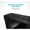 Zalman S3 TG ATX Mid Tower PC Case TG ventiliatorius x3