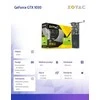 Vaizdo plokštė Žemo profilio ZOTAC GeForce GT 1030, 2 GB GDDR5, ATX/LP, DVI-D, HDMI 2.0b