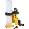 POWERPLUS dulkių ir drožlių surinkėjas POWX2090 550W 65L 100mm žarna 900m³h Juoda Geltona