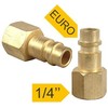 EURO jungtis su vidiniu sriegiu 1/4 colio (2 vnt.) „Powerplus“