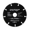 Pjovimo diskas medienai, plastikui ULTRA 125x1x22.2mm DNIPRO-M
