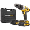 Smūginis gręžtuvas 20V 2xLi-Ion POWX00445 POWERPLUS X